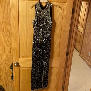 Vintage beaded Gown Retro Pinup